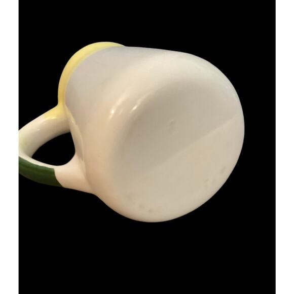 Vintage Farmhouse Creamer, Rooster on a Fence, Petite Ceramic  Country Pitcher - Picture 8 of 8